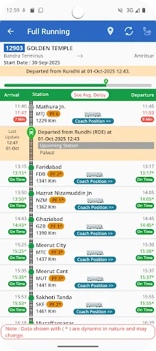 National Train Enquiry System screenshot 4