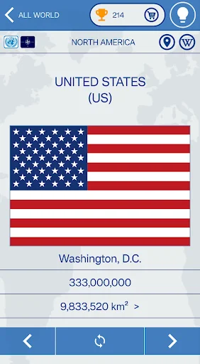 The Flags of the World Quiz screenshot 1