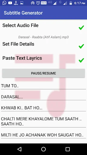 LRC Generator : AUDIO,MP3 - LR screenshot 3
