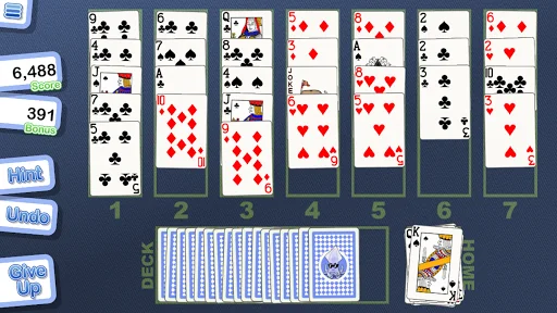 Crystal Golf Solitaire screenshot 1