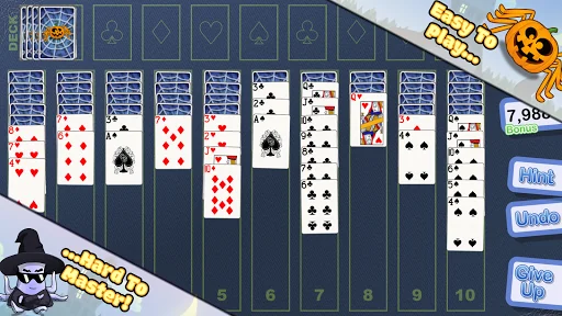 Crystal Spider Solitaire screenshot 1
