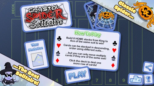 Crystal Spider Solitaire screenshot 2