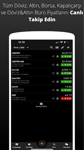 Canlı Döviz - Borsa ve Altın screenshot 1