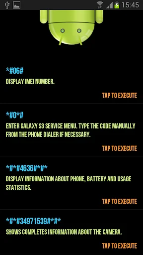 Secret Codes For Android screenshot 2