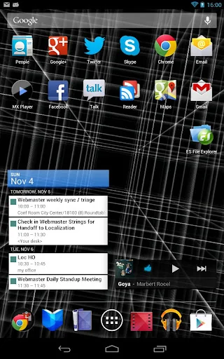Limitless Grid Live Wallpaper screenshot 1