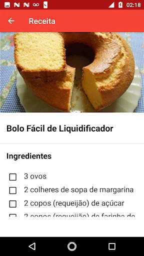 Receitas de Bolos Caseiro
