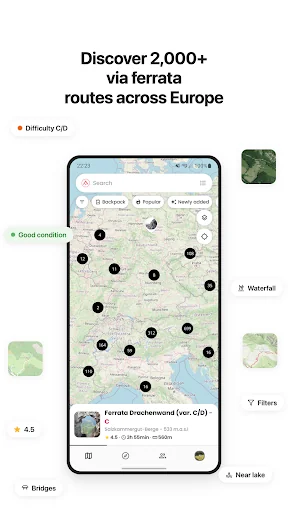 FerrataGuide: Ferrata database