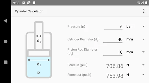 Cylinder Calculator screenshot 3