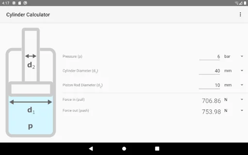 Cylinder Calculator screenshot 4