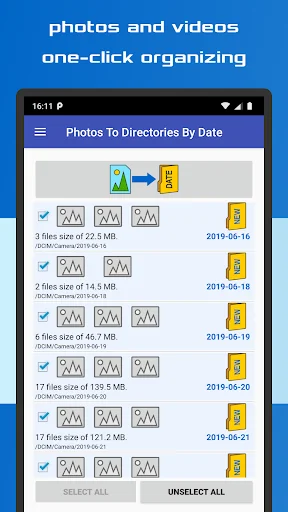 Photos To Directories By Date