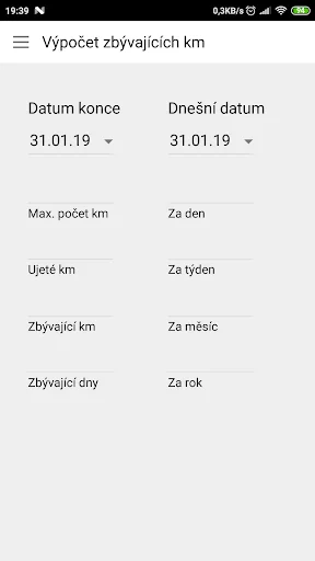 Na operák - zbývající km