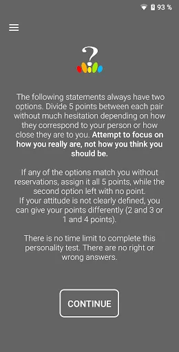 16 Types Personality Test screenshot 1