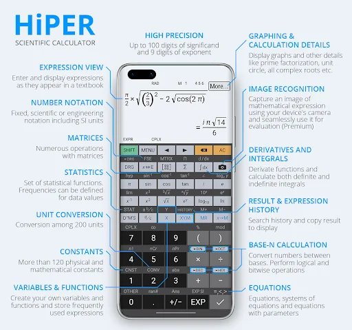 HiPER Calc Pro screenshot 1
