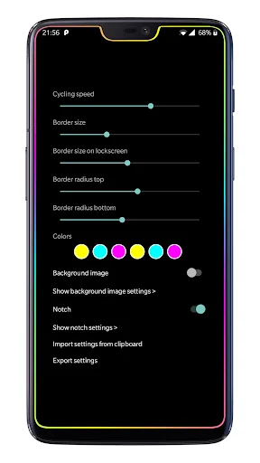 Borderlight Live Wallpaper screenshot 3