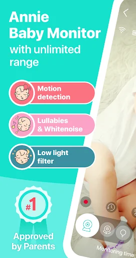 Annie Baby Monitor: Nanny Cam screenshot 1