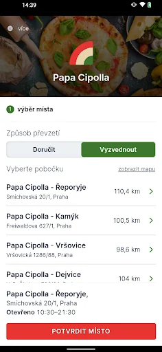 Pizza Papa Cipolla Praha