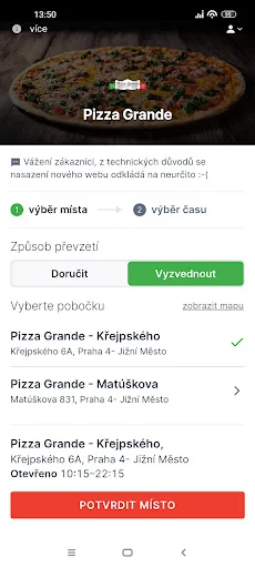 Pizza Grande Jižní Město