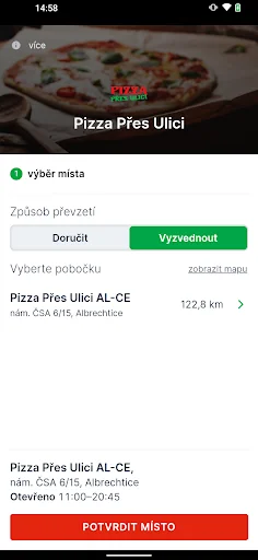 Pizza Přes Ulici - Albrechtice