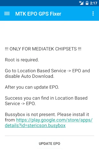 MTK EPO GPS Fixer