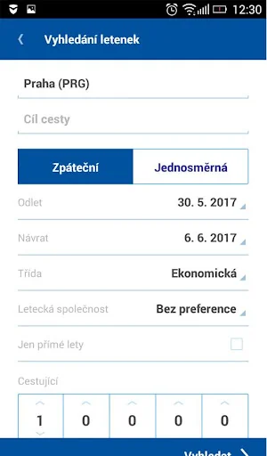 ORBIX Plane Tickets, Business