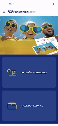 Pohlednice Online screenshot 1