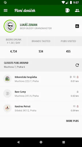 Beer diary