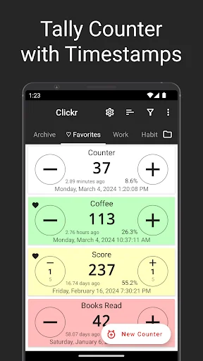 Clickr: Tally Counter App
