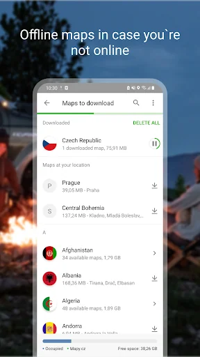Mapy.com: Offline hiking maps screenshot 3