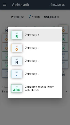 Železárenský šichtovník (alfa)