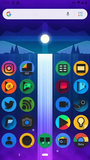 Baked - Dark Android Icon Pack screenshot 1