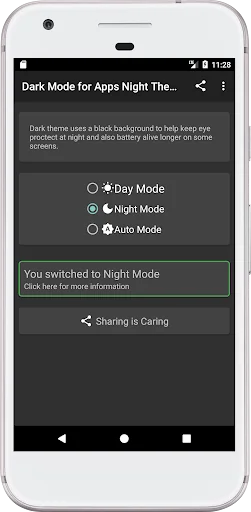 Dark Mode for Apps Night Theme screenshot 2