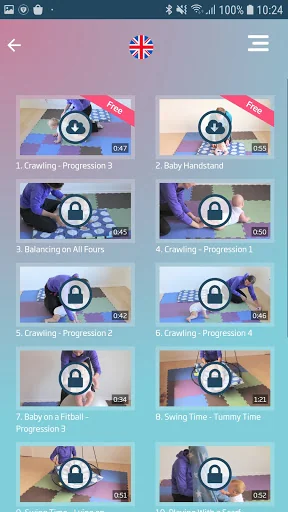 Baby Exercises & Activities screenshot 2