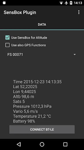 AFTrack SensBox Plugin