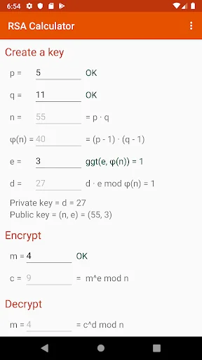 RSA Calculator