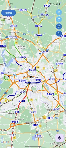 Railmap for OpenRailwayMap screenshot 1