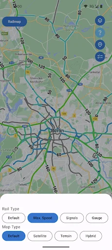 Railmap for OpenRailwayMap screenshot 2