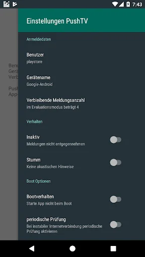 PushTV - Notifications on Andr