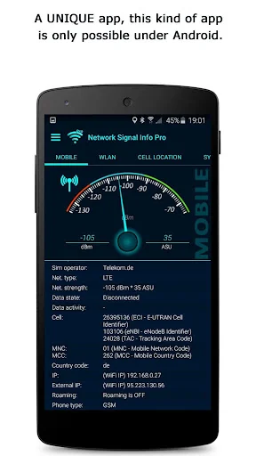 Network Signal Info screenshot 1