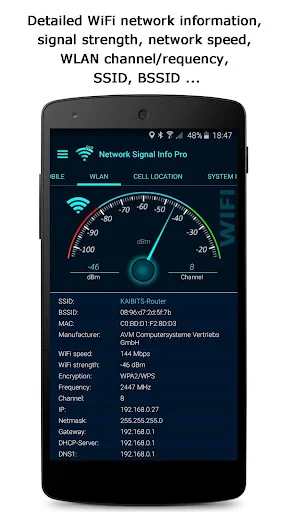 Network Signal Info screenshot 2
