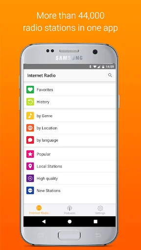Receiver - Internet Radio screenshot 1