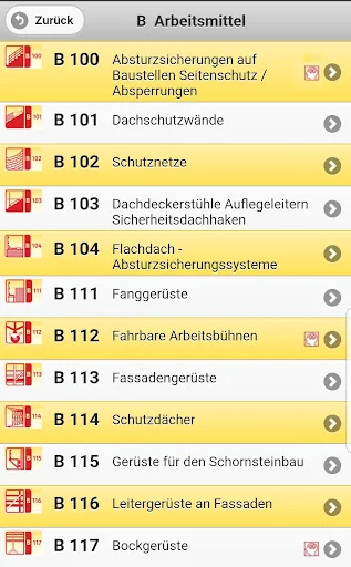 Bausteine der BG BAU