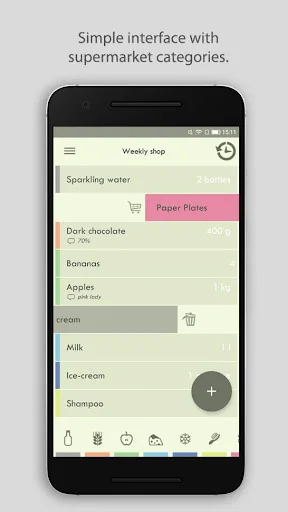 überliste - shopping list