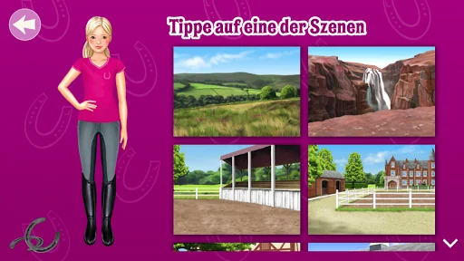 Pferde- und Reiter Anzieh-Spaß screenshot 2