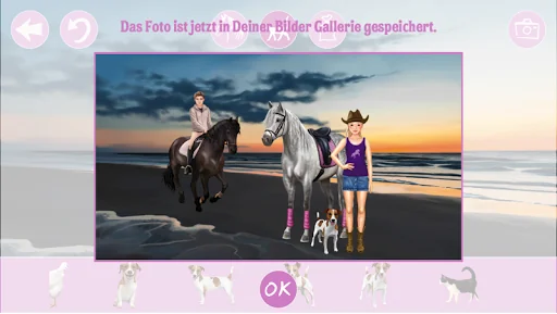 Pferde- und Reiter Anzieh-Spaß screenshot 3