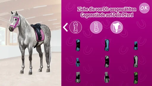 Pferde- und Reiter Anzieh-Spaß screenshot 4
