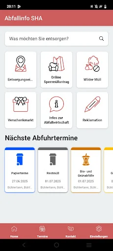 Abfallinfo SHA