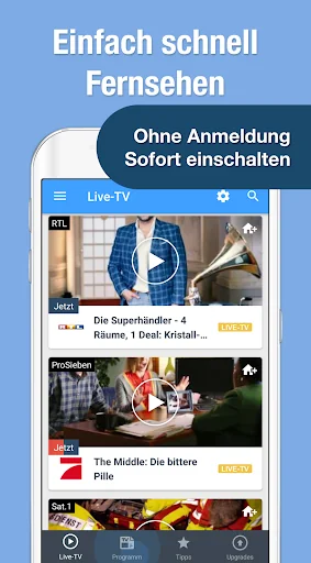 TV.de Live TV Streaming