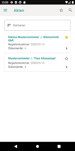 DATEV Anwalt Akte mobil