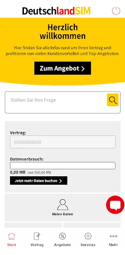 DeutschlandSIM  Servicewelt