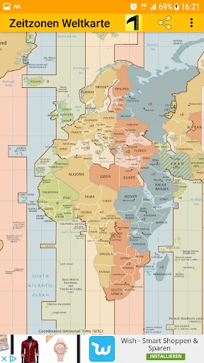 Time Zone Map